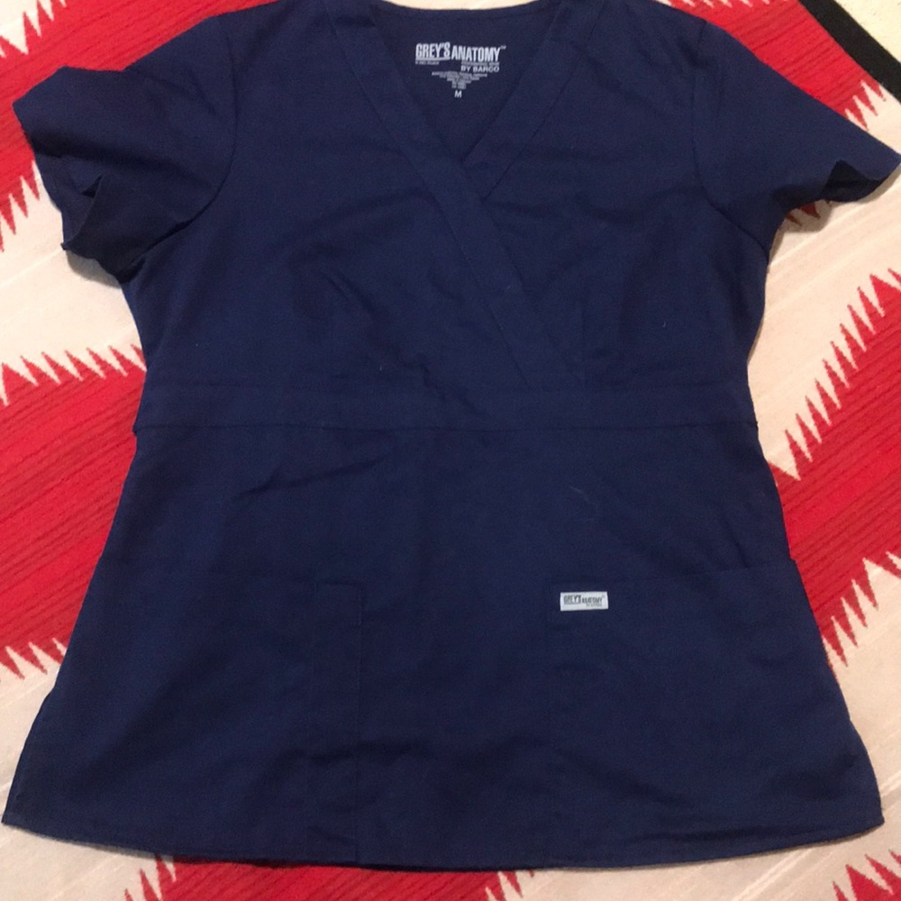 Grey’s Anatomy Navy Scrub Top